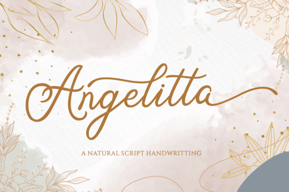 Angelitta: A Handwritten Font for Elegant and Charming Designs