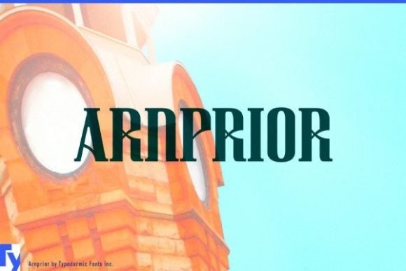 Arnprior: A Modular Display Font That Grabs Attention