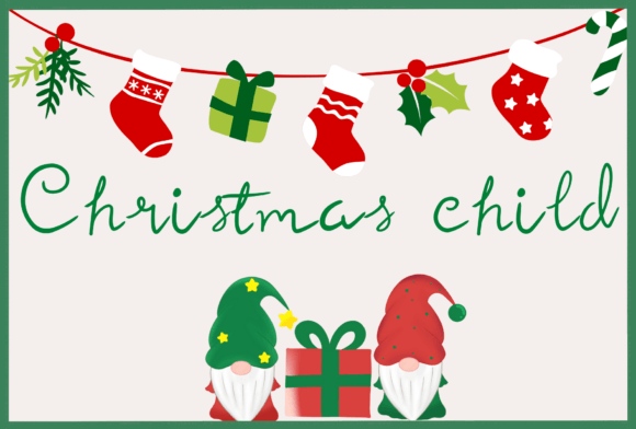 Christmas Child: A Quirky Handwritten Font for Every Occasion