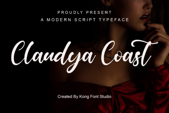 Claudya Coast: A Modern Script Font for Creative Branding