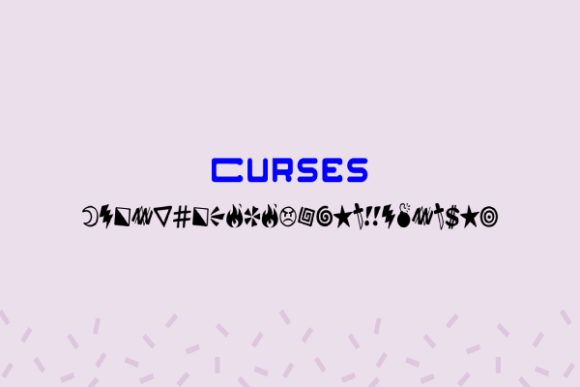 Curses: A Dingbats Font That Injects Personality into Any Project