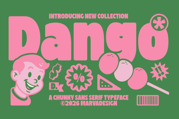 Dango: The Chunky Sans Serif With Serious Personality