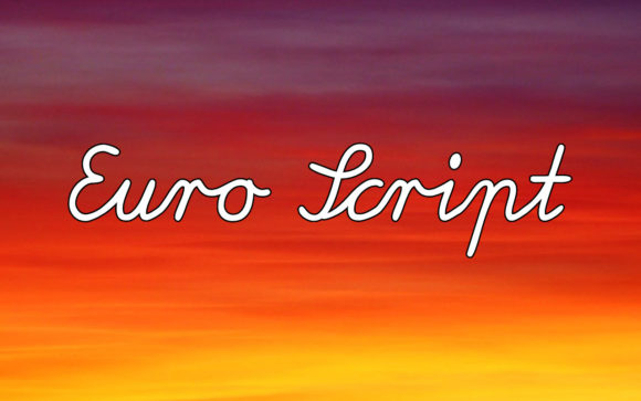 Euro Script: A Cursive Font That Adds Natural Flow to Your Designs