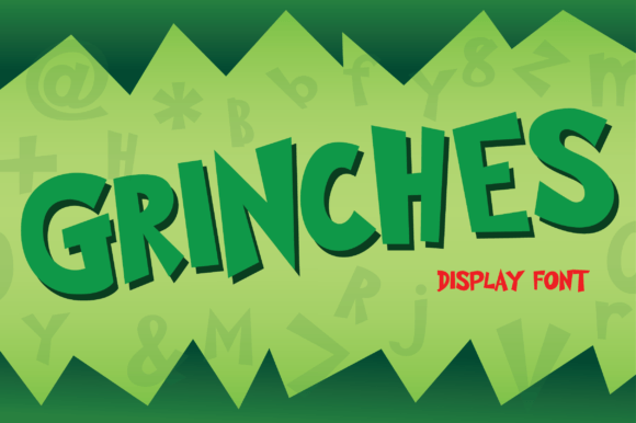 Grinches: A Playful Font for Vibrant, Kid-Friendly Designs