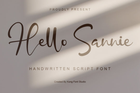Hello Sannie: The Handwritten Font That Brings Warmth to Modern Brands