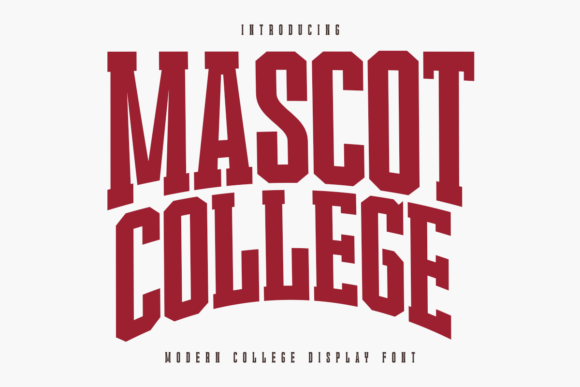Mascot College: The Typeface for Athletic Branding