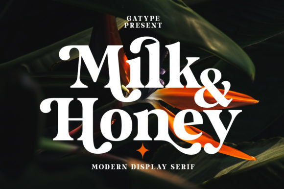 Milk and Honey: A Font That Brings Bold, Trendy Character to Your Work