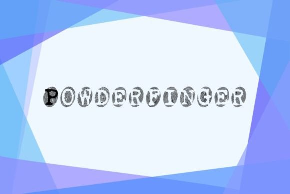Powderfinger: A Creative Font with Vintage Soul