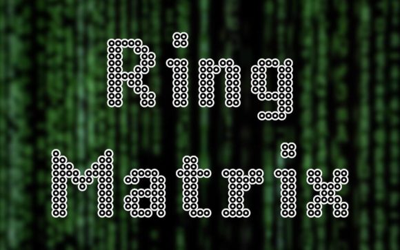 Ring Matrix: A Bold Typeface for Sci-Fi and Modern Designs