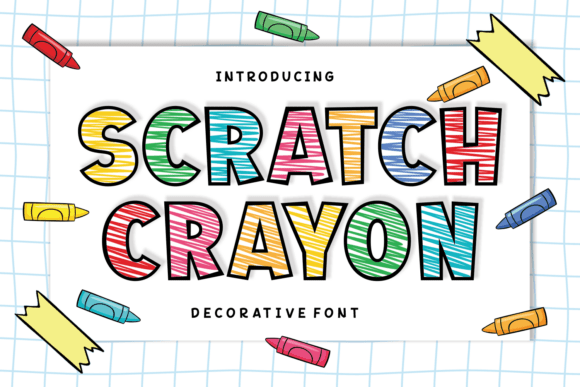 Scratch Crayon: The Hand-Scribed Font for Playful Design