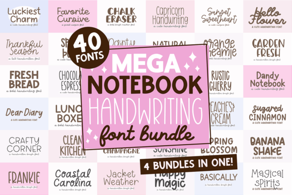 Unleash Your Creative Vision with the Mega Font Bundle
