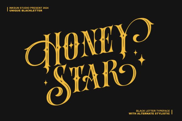 Unleashing Your Inner Gothic: The Honey Star Typeface